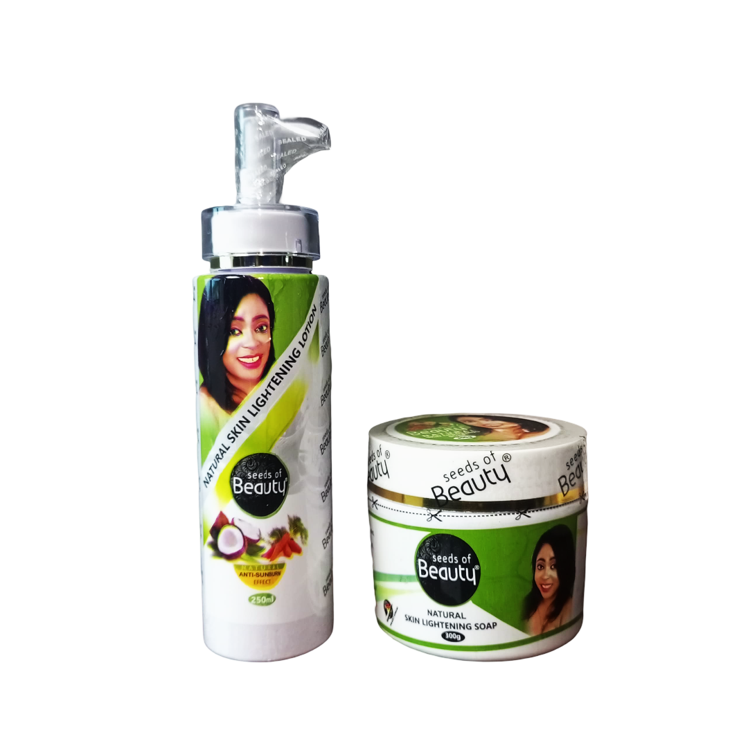 NATURAL SKIN LIGHTENING LOTION AND SOAP