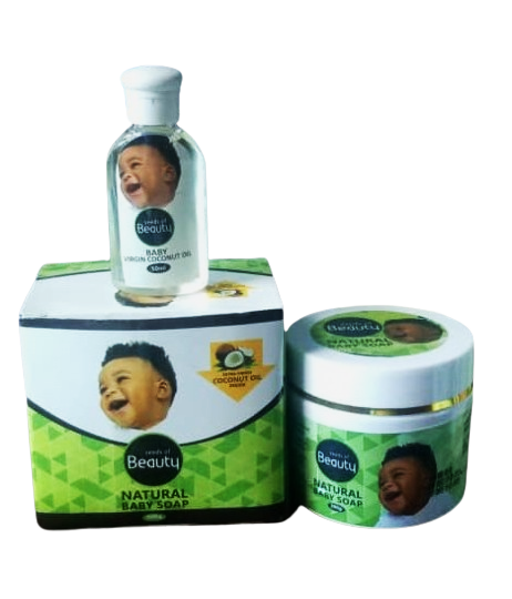 NATURAL BABY SOAP WITH COCONUT OIL